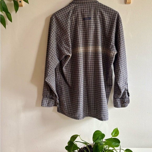 No Excess Plaid Cotton Button-Up (S) - Picture 2 of 3
